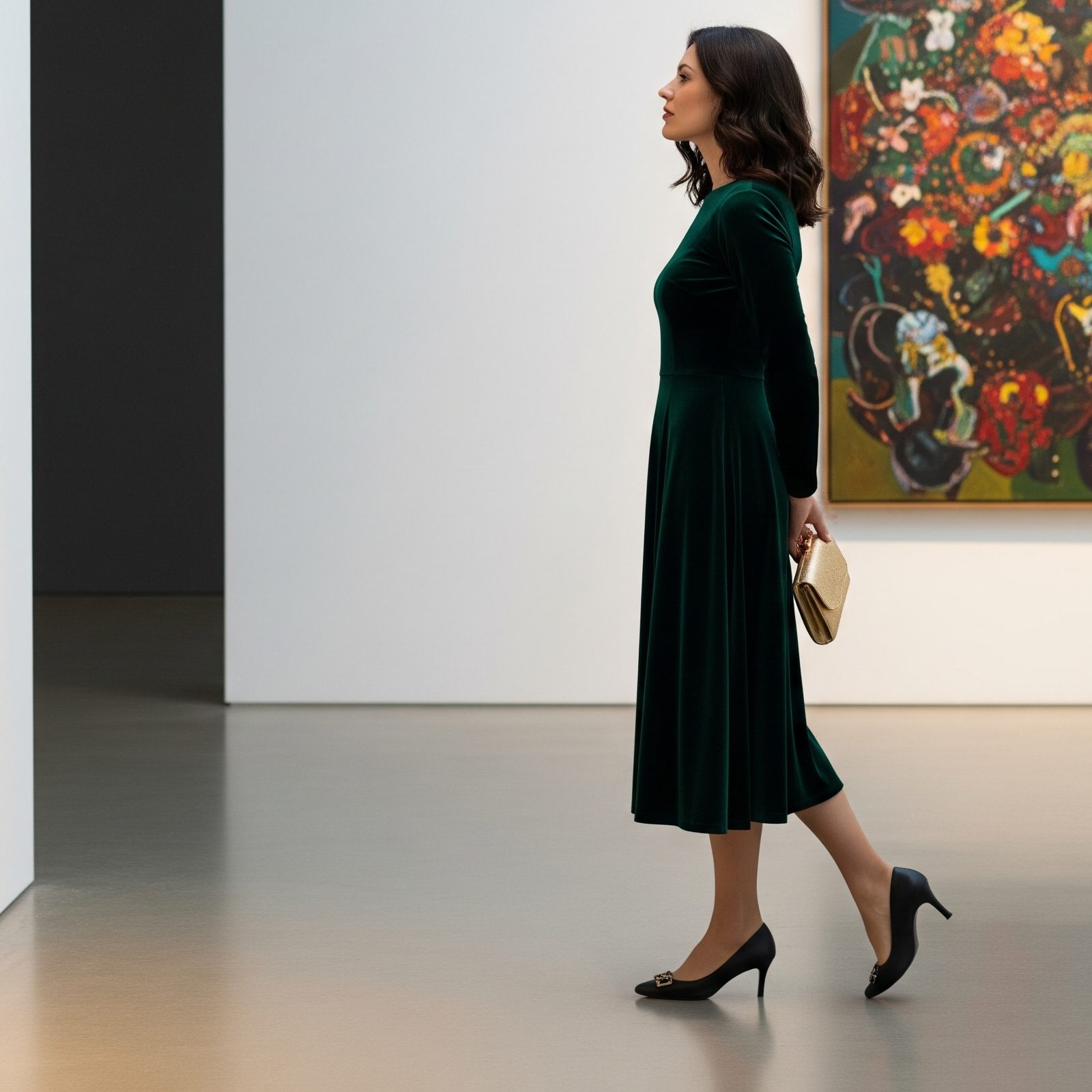 art gallery openning outfit