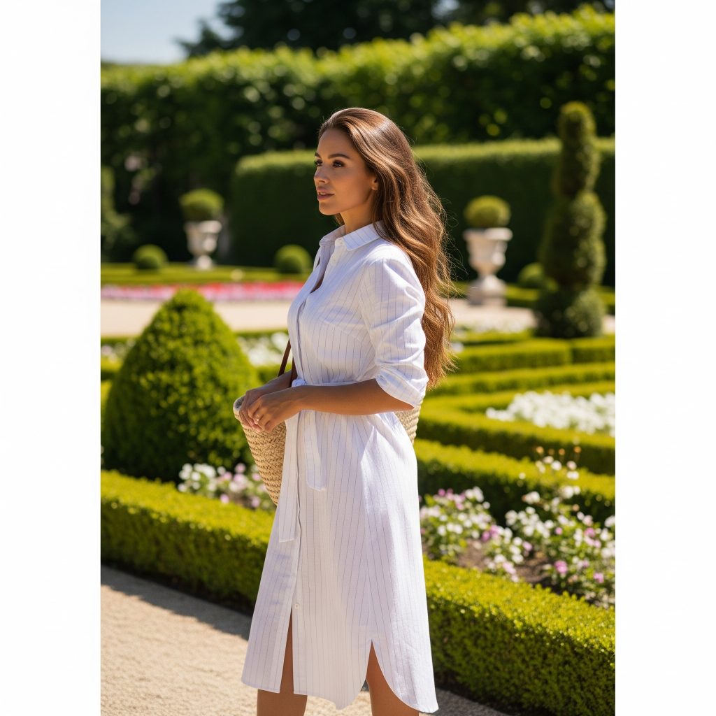 shirtdress white